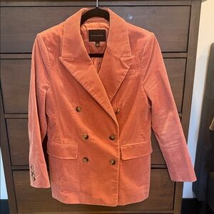 Banana Republic Women's Pink Corduroy Blazer with Wide Leg Pants Sz 6P